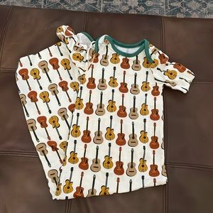 One newborn sleeper with matching hat